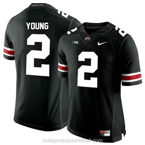 Womens Chase Young Ohio State Buckeyes #2 Game Black College Football C012 Jersey