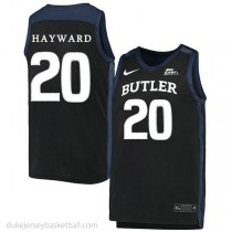 Gordon Hayward Butler Bulldogs #20 Authentic College Basketball Youth Black Jersey