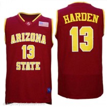 James Harden Arizona State Sun Devils #13 Authentic College Basketball Womens Red Jersey