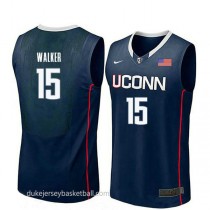 Kemba Walker Uconn Huskies #15 Limited College Basketball Youth Navy Jersey