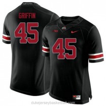 Mens Archie Griffin Ohio State Buckeyes #45 Limited Black College Football C012 Jersey