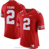 Mens Chase Young Ohio State Buckeyes #2 Game Red College Football C012 Jersey
