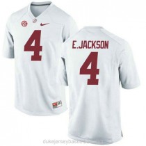 Mens Eddie Jackson Alabama Crimson Tide Authentic White College Football C012 Jersey