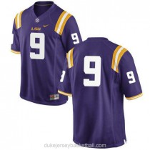 Mens Grant Delpit Lsu Tigers #9 Limited Purple College Football C012 Jersey No Name