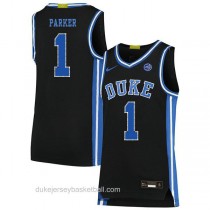 Mens Jabari Parker Duke Blue Devils #1 Limited Black Colleage Basketball Jersey