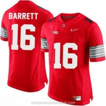 Mens Jt Barrett Ohio State Buckeyes #16 Champions Authentic Red College Football C012 Jersey