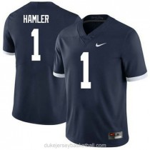 Mens Kj Hamler Penn State Nittany Lions #1 Authentic Navy College Football C012 Jersey