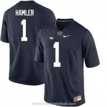 Mens Kj Hamler Penn State Nittany Lions #1 New Style Authentic Navy College Football C012 Jersey