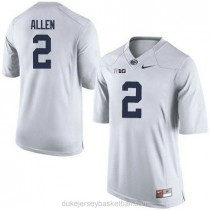 Mens Marcus Allen Penn State Nittany Lions #2 Authentic White College Football C012 Jersey