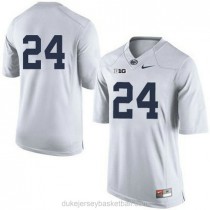 Mens Mike Gesicki Penn State Nittany Lions #24 Limited White College Football C012 Jersey No Name