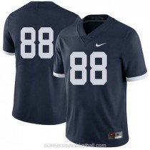Mens Mike Gesicki Penn State Nittany Lions #88 Authentic Navy College Football C012 Jersey No Name