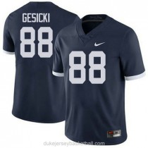 Mens Mike Gesicki Penn State Nittany Lions #88 Limited Navy College Football C012 Jersey