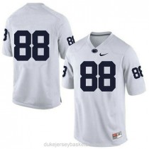 Mens Mike Gesicki Penn State Nittany Lions #88 Limited White College Football C012 Jersey No Name