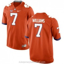 Mens Mike Williams Clemson Tigers #7 New Style Limited Orange College Football C012 Jersey