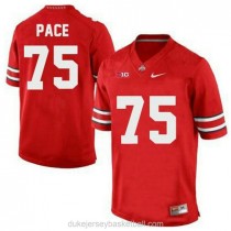 Mens Orlando Pace Ohio State Buckeyes #75 Game Red College Football C012 Jersey