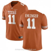 Mens Sam Ehlinger Texas Longhorns #11 Game Orange College Football C012 Jersey