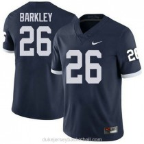 Mens Saquon Barkley Penn State Nittany Lions #26 Game Navy College Football C012 Jersey