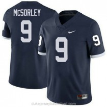 Mens Trace Mcsorley Penn State Nittany Lions #9 Authentic Navy College Football C012 Jersey