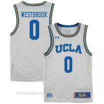 Russell Westbrook Ucla Bruins 0 Authentic College Basketball Mens White Jersey