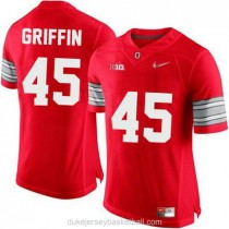 Womens Archie Griffin Ohio State Buckeyes #45 Champions Authentic Red College Football C012 Jersey