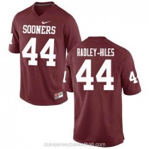 Womens Brendan Radley Hiles Oklahoma Sooners #44 Limited Red College Football C012 Jersey