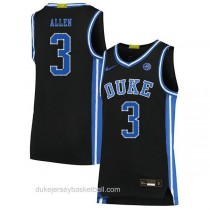 Womens Grayson Allen Duke Blue Devils #3 Authentic Black Colleage Basketball Jersey