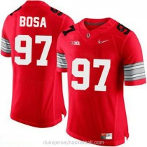 Womens Joey Bosa Ohio State Buckeyes #97 Champions Authentic Red College Football C012 Jersey