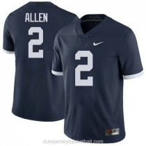 Womens Marcus Allen Penn State Nittany Lions #2 Authentic Navy College Football C012 Jersey