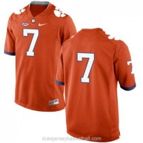 Womens Mike Williams Clemson Tigers #7 New Style Game Orange College Football C012 Jersey No Name