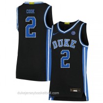 Womens Quinn Cook Duke Blue Devils #2 Swingman Black Colleage Basketball Jersey