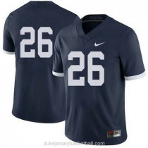 Womens Saquon Barkley Penn State Nittany Lions #26 Authentic Navy College Football C012 Jersey No Name