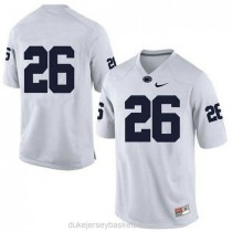 Womens Saquon Barkley Penn State Nittany Lions #26 Authentic White College Football C012 Jersey No Name