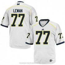 Womens Taylor Lewan Michigan Wolverines #77 Limited White College Football C012 Jersey