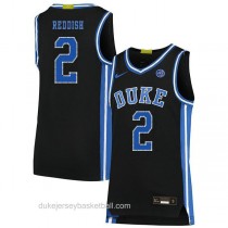 Youth Cam Reddish Duke Blue Devils #2 Authentic Black Colleage Basketball Jersey