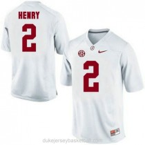 Youth Derrick Henry Alabama Crimson Tide Authentic White College Football C012 Jersey