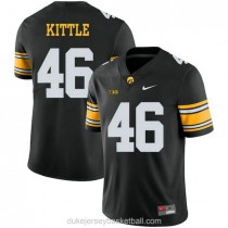 Youth George Kittle Iowa Hawkeyes #46 Authentic Black Alternate College Football C012 Jersey