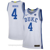 Youth Jj Redick Duke Blue Devils #4 Limited White Colleage Basketball Jersey