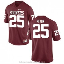 Youth Joe Mixon Oklahoma Sooners #25 Authentic Red College Football C012 Jersey