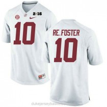 Youth Reuben Foster Alabama Crimson Tide Authentic 2016th Championship White College Football C012 Jersey