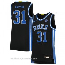 Youth Shane Battier Duke Blue Devils #31 Authentic Black Colleage Basketball Jersey