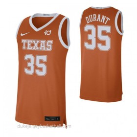 Kevin Durant Texas Longhorns #35 Swingman College Basketball Womens Orange Jersey