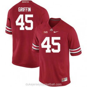 Mens Archie Griffin Ohio State Buckeyes #45 Game Red College Football C012 Jersey