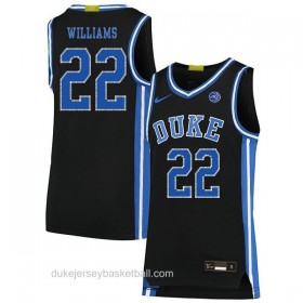 Mens Jay Williams Duke Blue Devils #22 Swingman Black Colleage Basketball Jersey