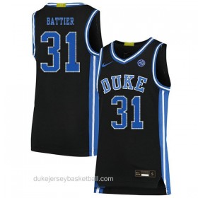 Mens Shane Battier Duke Blue Devils #31 Swingman Black Colleage Basketball Jersey