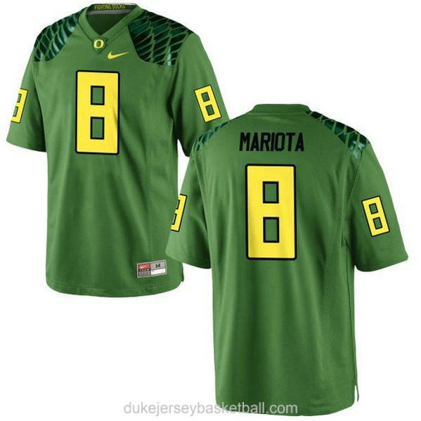 Mens Marcus Mariota Oregon Ducks #8 Limited Green Alternate College Football C012 Jersey