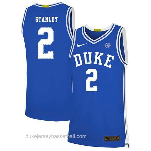 Womens Cassius Stanley Duke Blue Devils #2 Limited Blue Colleage Basketball Jersey