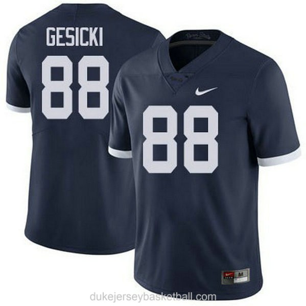 Womens Mike Gesicki Penn State Nittany Lions #88 Authentic Navy College Football C012 Jersey